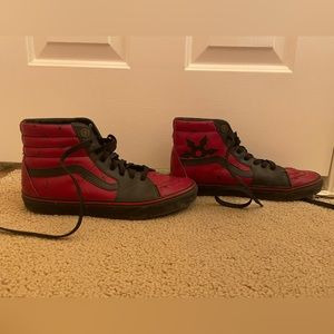 Marvel x Vans deadpool high tops
